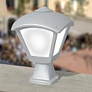 Fumagalli Disma Roby Φαναράκι επιδαπέδιο εξωτερικού χώρου Γκρι 4πλευρο 196x290mm IP55 T20.114.000.LXE27