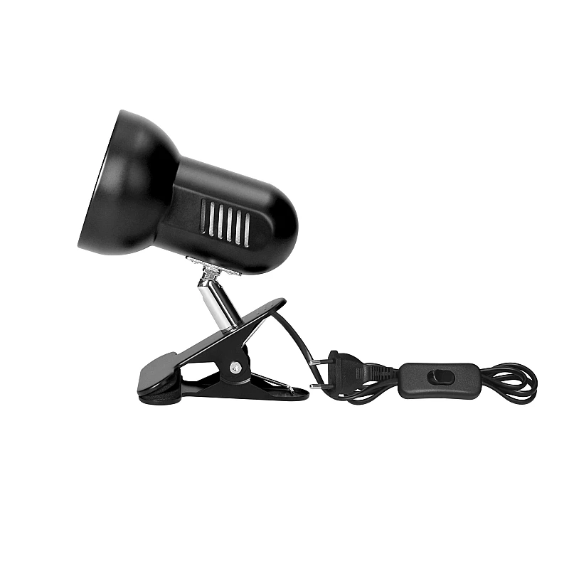 Φωτιστικό γραφείου μεταλλικό με πιάστρα μαύρο E27 CANARD DL-20/B ORNO-Virone