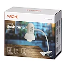 Φωτιστικό γραφείου μεταλλικό με πιάστρα μαύρο GANSO E27 DL-21/B ORNO-Virone