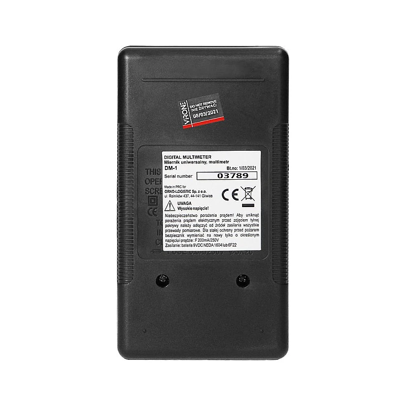 VIRONE DM-1 Ψηφιακό Πολύμετρο Ακριβείας με ακροδέκτες