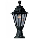 Fumagalli Minilot Rut Φαναράκι επιδαπέδιο εξωτερικού χώρου Μαύρο 6πλευρο 260x530mm IP55 E26.111.000.AXE27