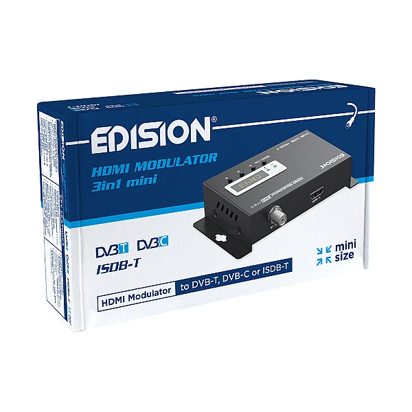 EDISION 3in1 Ψηφιακός HDMI Μονοκάναλος Διαμορφωτής mini (Modulator)