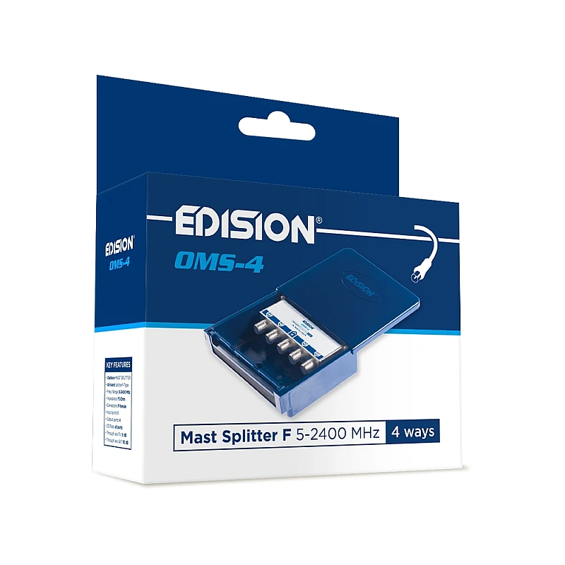 ΔΙΑΚΛΑΔΩΤΗΣ ΙΣΤΟΥ 4 ways F 5-2400Mhz OMS-4 EDISION
