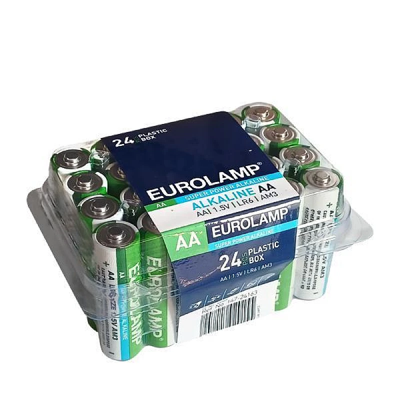 EUROLAMP Super Power Αλκαλική Μπαταρία LR6/1.5V ΑΑ 24 τεμάχια 147-24163 EUROLAMP Super Power Αλκαλική Μπαταρία LR6/1.5V ΑΑ 24 τεμάχια 147-24163