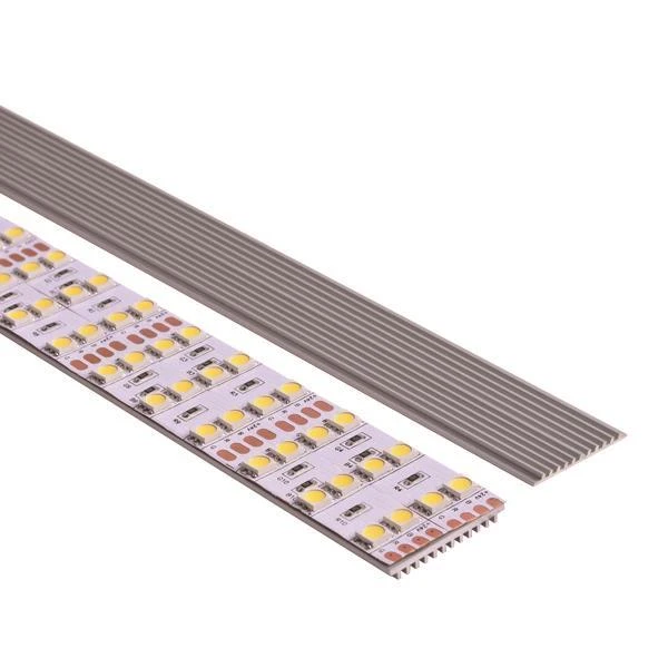 Προφίλ αλουμινίου - διπλή ψήκτρα για ταινίες led 2 μέτρα 147-70776 EUROLAMP