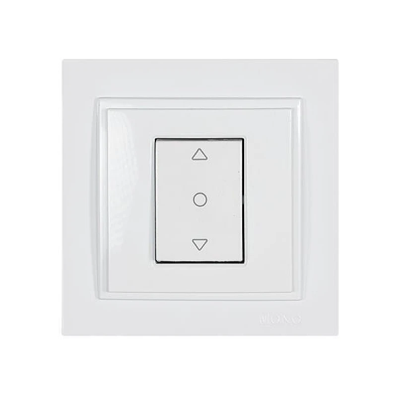 Διακόπτης Ρολών Λευκός 152-10113 MONO ELECTRIC Despina by Eurolamp Διακόπτης Ρολών Λευκός 152-10113 MONO ELECTRIC Despina by Eurolamp