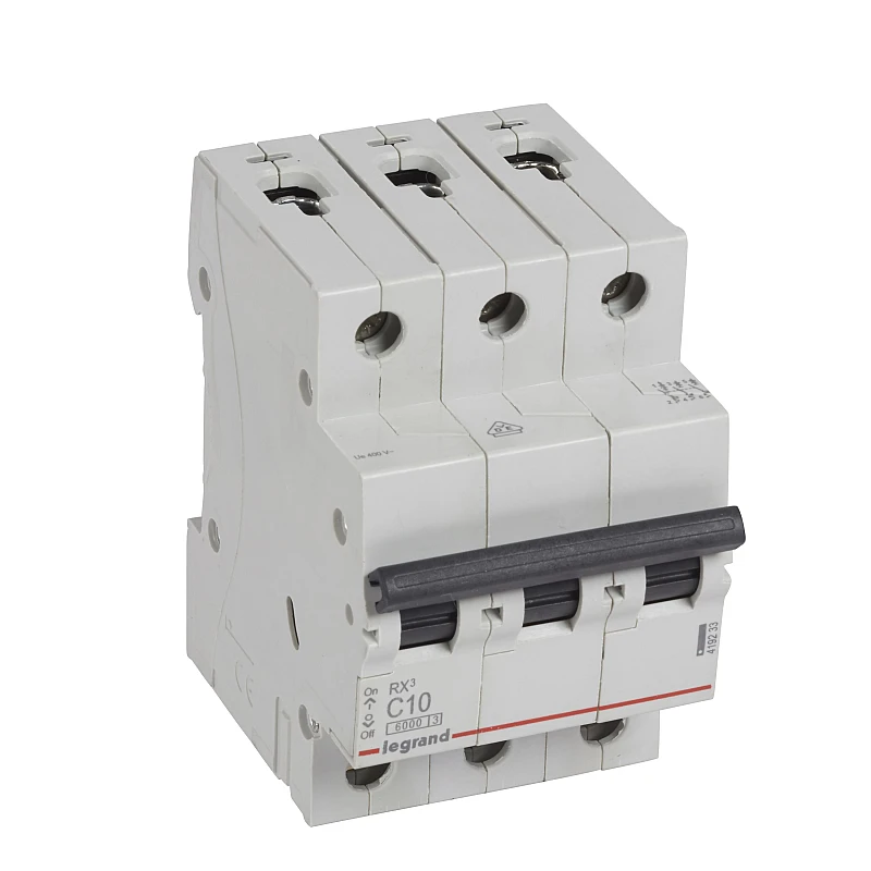 LEGRAND RX³ 3P 10A Αυτόματη ασφάλεια τριφασική 6kA 400V Τύπου C