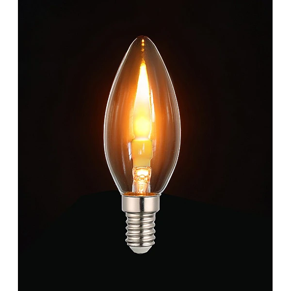Λαμπτήρας Led E14 C35 1Watt 1800K (AMBER) Κεράκι φλόγα FLAME 1519860 VITO