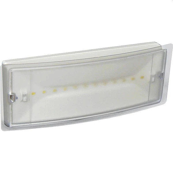 Φωτιστικό ασφαλείας GR-8/leds συνεχούς/μη συνεχούς λειτουργίας 12LEDs  90m Slim Light Olympia Electronics
