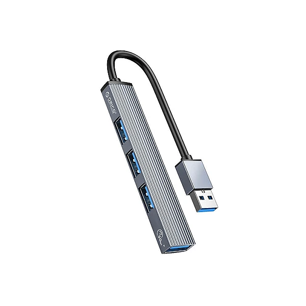 Orico USB 3.0 Hub 4 Θυρών με σύνδεση USB Γκρι AH-A13-GY