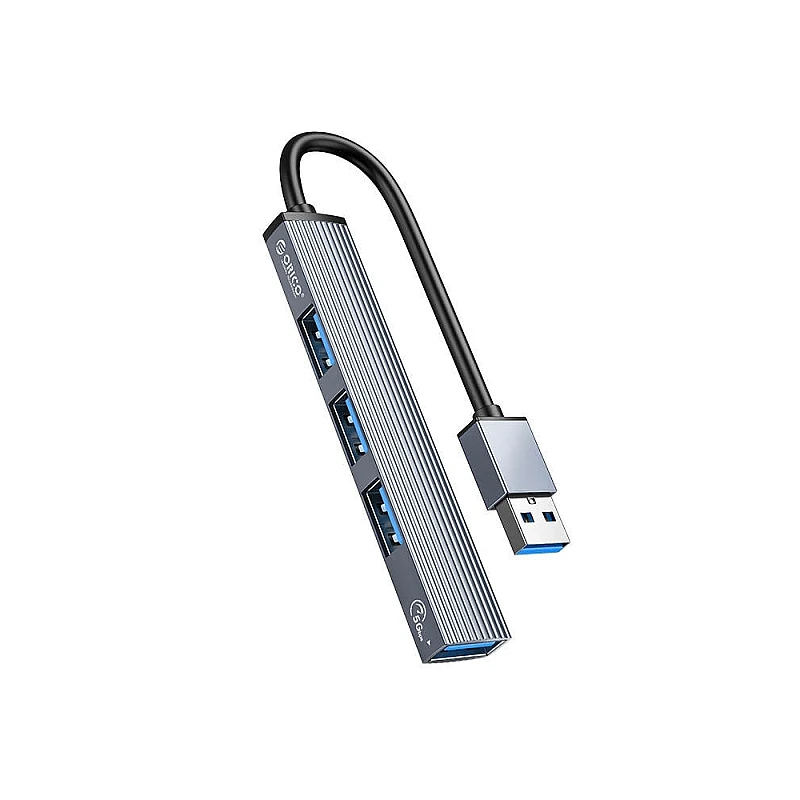 Orico USB 3.0 Hub 4 Θυρών με σύνδεση USB Γκρι AH-A13-GY