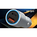 HY-Q03 Φορτιστής αυτοκινήτου car charger  usb και Type C 3.4A quick charge OEM