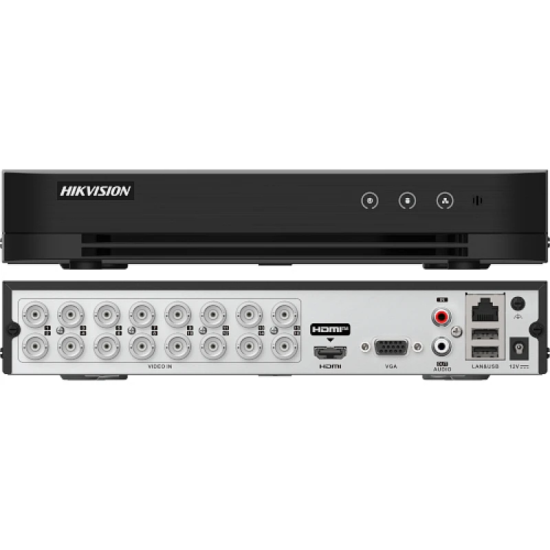 iDS-7216HQHI-M1/T HIKVISION 3K/5MP H.265+ AcuSense Καταγραφικό 16 καναλιών με Face Detection