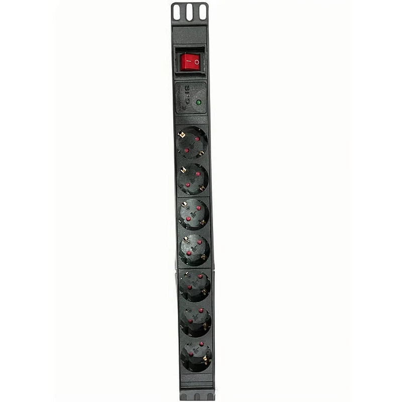 PDU-1U-8G-MS Πολύπριζο Για Rack 19" 1U 8 Θέσεων με Καλώδιο 1,8m Μαύρο OEM PDU-1U-8G-MS Πολύπριζο Για Rack 19" 1U 8 Θέσεων με Καλώδιο 1,8m Μαύρο OEM