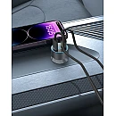 ATC CA09 Φορτιστής Αυτοκινήτου με 2 Θύρες USB-A & Type-C και LED Οθόνη 42.5W