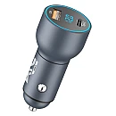 ATC CA09 Φορτιστής Αυτοκινήτου με 2 Θύρες USB-A & Type-C και LED Οθόνη 42.5W