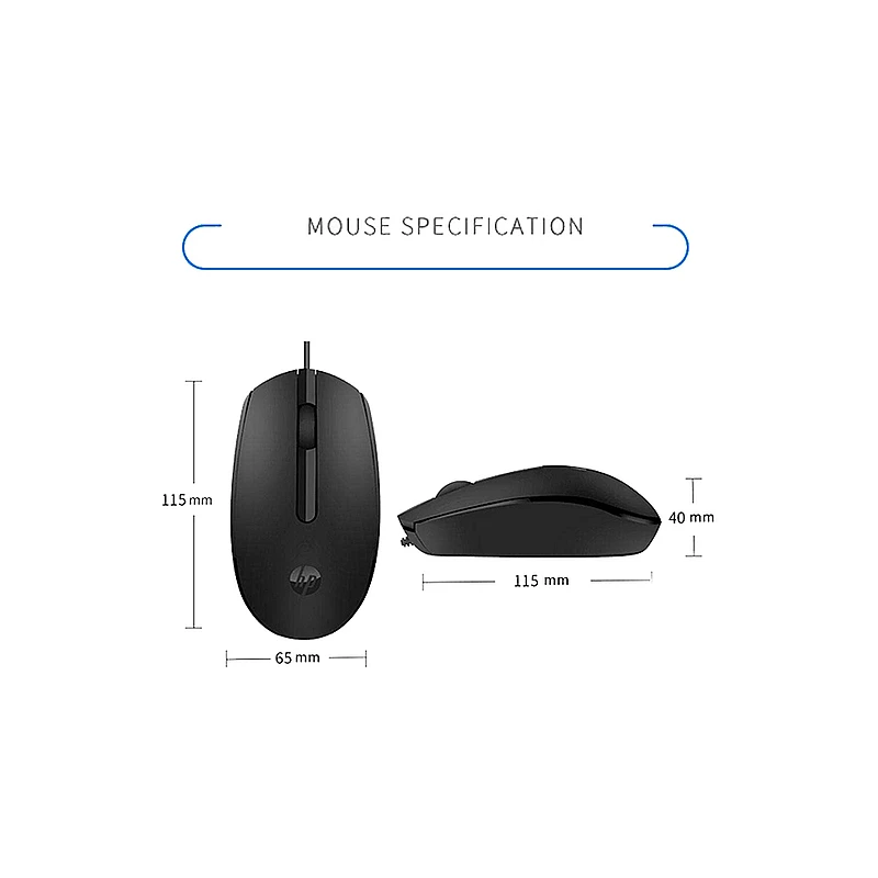 HP M10 Ενσύρματο USB ποντίκι 1200 dpi Μαύρο HP M10 Ενσύρματο USB ποντίκι 1200 dpi Μαύρο