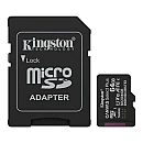 Κάρτα μνήμης microSD Kingston 64GB Canvas Select Plus 100MB/s UHS-I U1 class 10 V10 A1 (microSDXC) + adapter