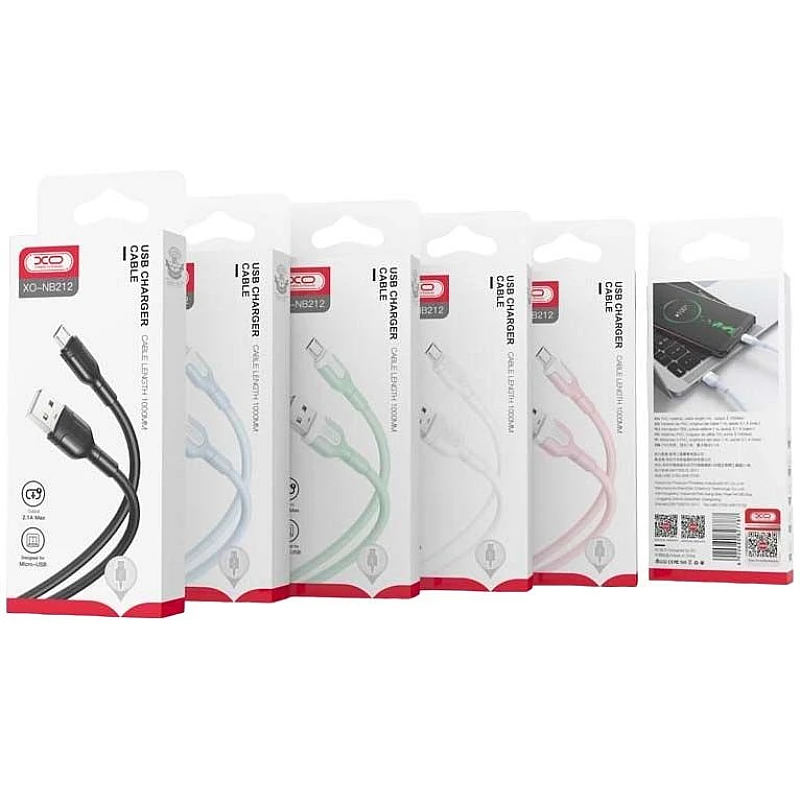 XO NB212 2.1A USB Καλώδιο Φόρτισης για Lightning Άσπρο 1m XO NB212 2.1A USB Καλώδιο Φόρτισης για Lightning Άσπρο 1m