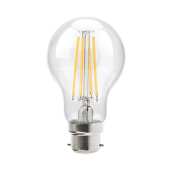Λαμπτήρας Led B22 A60 8Watt Θερμό λευκό 2700K LEDISONE-2 CLEAR 1519850 VITO