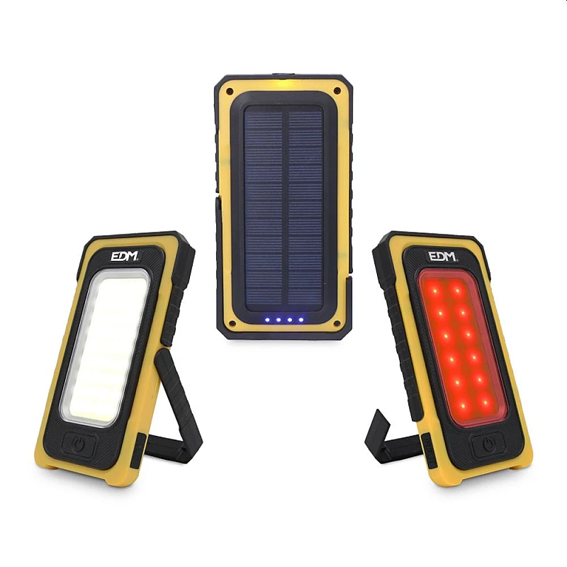Ηλιακός Φακός LED και powerbank επαναφορτιζόμενος 750 Lumens 36126 EDM Spain Ηλιακός Φακός LED και powerbank επαναφορτιζόμενος 750 Lumens 36126 EDM Spain