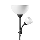 Φωτιστικό Δαπέδου 175εκ. με 2 Ντουί E27 ,E14  Μαύρο URLAR LS-2/B ORNO-Virone