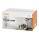 Φωτιστικό Δαπέδου Υ192xΜ22εκ. με 3 Ντουί E27 Μαύρο GRACE 3P LS-5/B ORNO-Virone