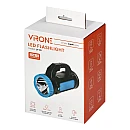 Φακός LED με χειρολαβή επαναφορτιζόμενος 3W + COB 3W με 4 λειτουργίες LT-19 ORNO-Virone