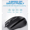 HP m150 Ενσύμαρτο Ποντίκι Gaming Μαύρο 2000dpi 