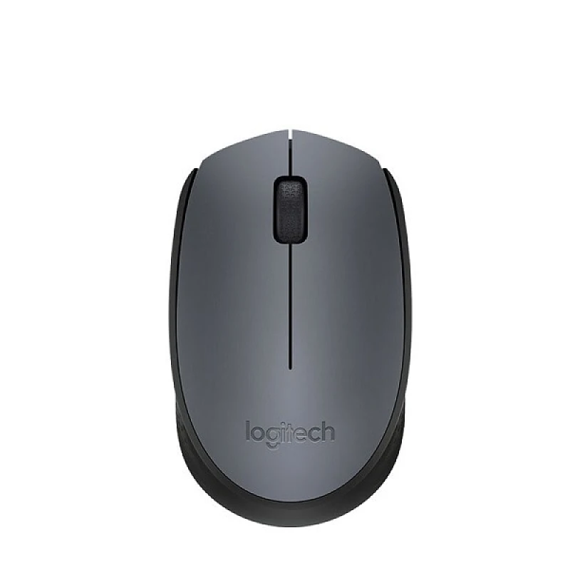 Logitech M170 Ασύρματο Ποντίκι Γκρι-Μαύρο 910-004646