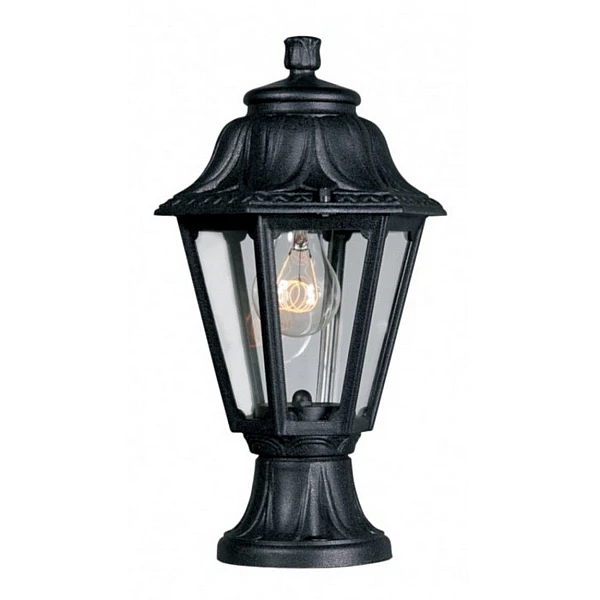 Fumagalli MIKROLOT/ANNA Φαναράκι επιδαπέδιο εξωτερικού χώρου μαύρο Εξάγωνο 220x385mm IP55 145-26002