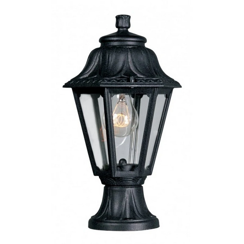 Fumagalli MIKROLOT/ANNA Φαναράκι επιδαπέδιο εξωτερικού χώρου μαύρο Εξάγωνο 220x385mm IP55 145-26002