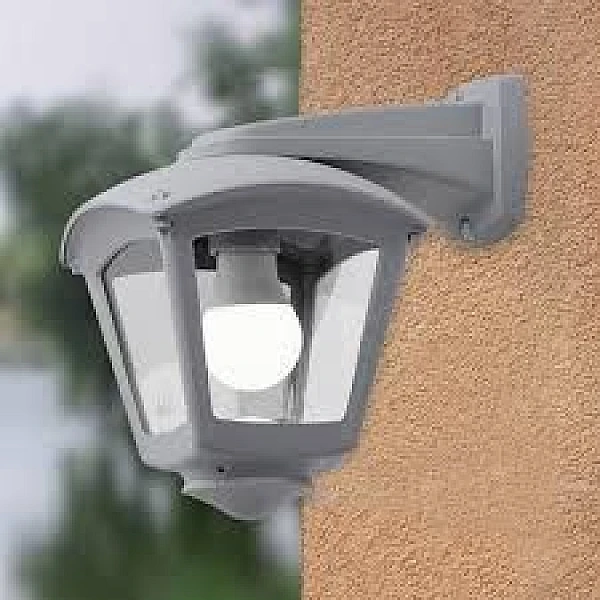 Fumagalli Nardo/Roby φαναράκι επιτοίχιο εξωτερικού χώρου γκρι 4πλευρο IP55 T20.240.000.LXE27