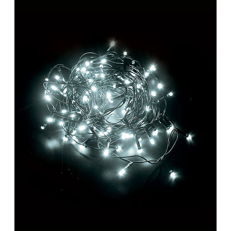 Χριστουγεννιάτικα λαμπάκια LED 360 Λευκό με Πράσινο Καλώδιο ΙΡ44 NATALE-5 5620500 VITO