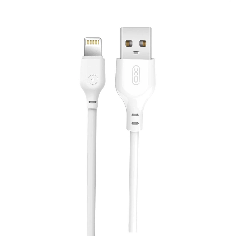 XO NB103 Καλώδιο Φόρτισης 2.1A USB to Lightning 2m Λευκό 16.005.0068
