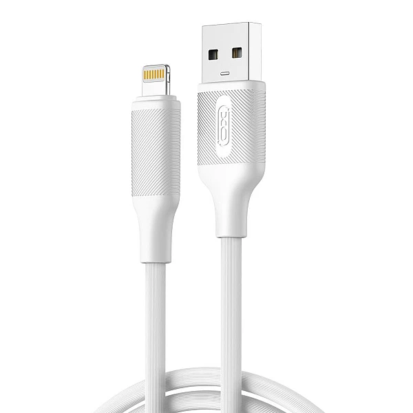 XO NB265 2.6A USB Καλώδιο Φόρτισης και Μεταφοράς δεδομένων JANUS SERIES για Lightning Άσπρο 1m
