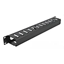 POWERTECH cable management NETW-0028 για rack 19inche/1U μεταλλικό μαύρο POWERTECH cable management NETW-0028 για rack 19inche/1U μεταλλικό μαύρο