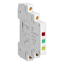 ORNO Ενδεικτική λυχνία LED τριφασική ράγας DIN AC L1 L2 L3 N κόκκινο πράσινο κίτρινο OR-AM-LS-19100/3/RGNY 
