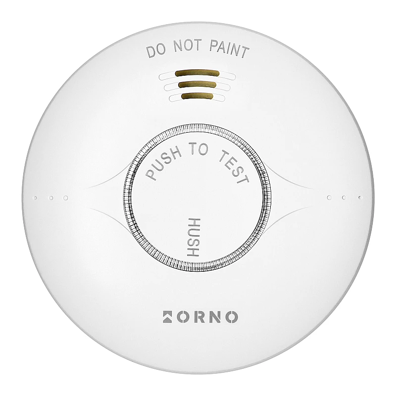 Αυτόνομος Ανιχνευτής Καπνού Tuya Smart Wi-Fi λευκός Μπαταρίας 2xAA OR-DC-642 Orno
