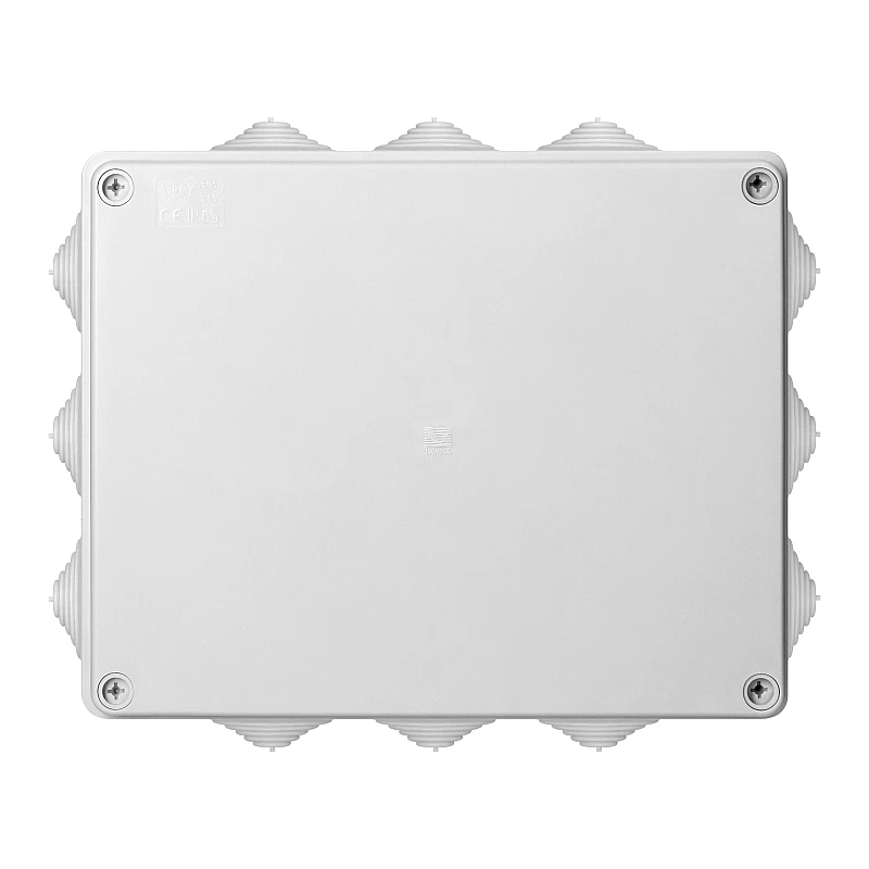 ORNO Στεγανό κουτί διακλάδωσης IP65 240×190×90mm 12 είσοδοι καλωδίων Γκρι OR-JB-13827/12/G
