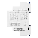 ORNO Ρελέ Καστάνιας ράγας DIN 16A 24V AC/DC 1 επαφής OR-PI-474/24UC