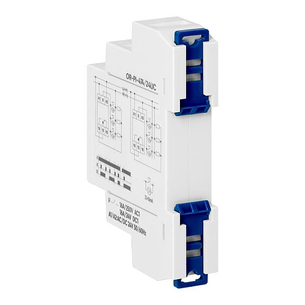 ORNO Ρελέ Καστάνιας ράγας DIN 16A 24V AC/DC 1 επαφής OR-PI-474/24UC