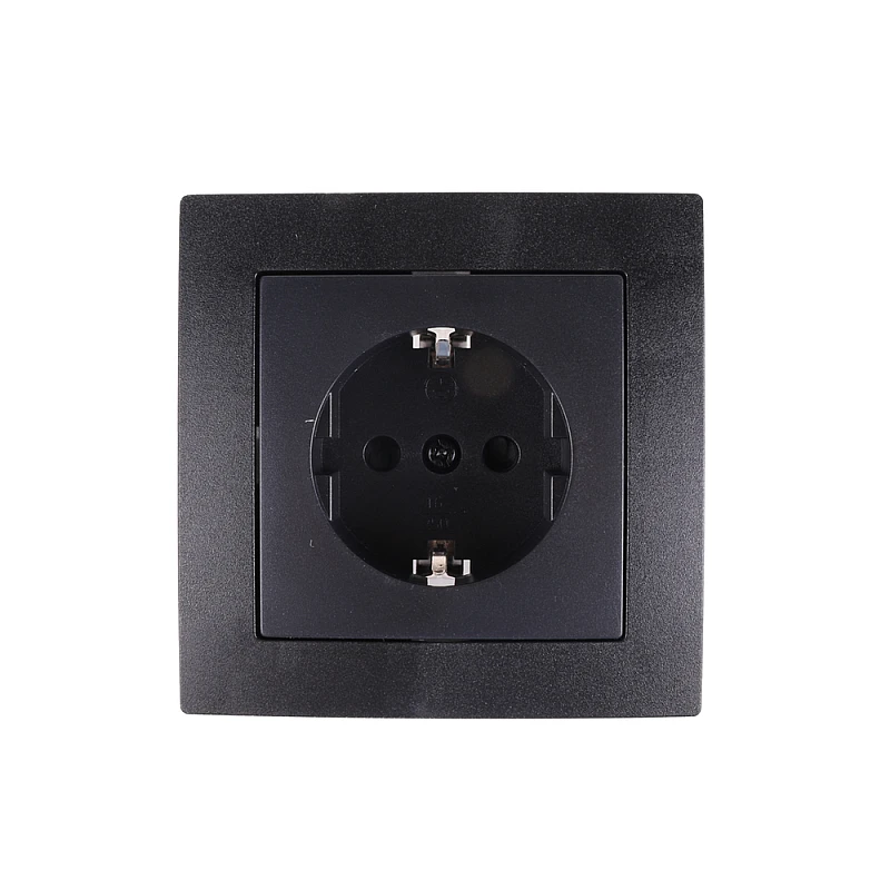 Πρίζα Σούκο χωνευτή 16A 250V Μαύρο 013428 BENSON Πρίζα Σούκο χωνευτή 16A 250V Μαύρο 013428 BENSON