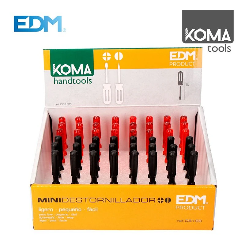 Μίνι Κατσαβίδι Ηλεκτρονικών ίσιο KOMA tools 008199 EDM Spain 1 τεμάχιο Μίνι Κατσαβίδι Ηλεκτρονικών ίσιο KOMA tools 008199 EDM Spain 1 τεμάχιο