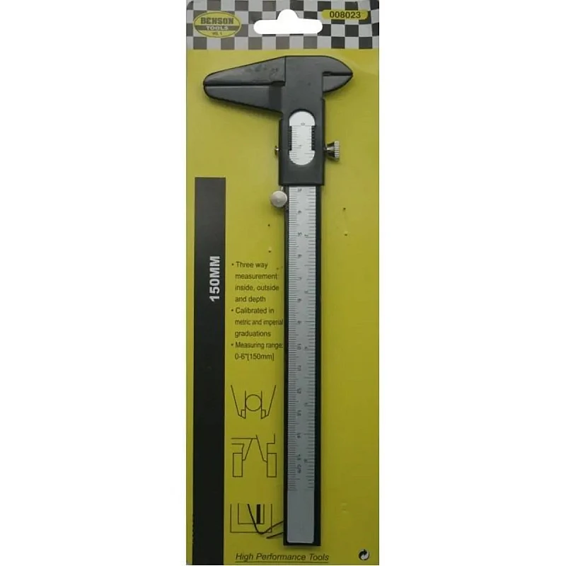 Παχύμετρο μεταλλικό 150mm 008023 BENSON TOOLS Παχύμετρο μεταλλικό 150mm 008023 BENSON TOOLS