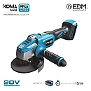 Γωνιακός τροχός 20V Ιόντων-Λιθίου KOMA TOOLS PRO 08766 EDM Spain Χωρίς Μπαταρία & Φορτιστή Γωνιακός τροχός 20V Ιόντων-Λιθίου KOMA TOOLS PRO 08766 EDM Spain Χωρίς Μπαταρία & Φορτιστή