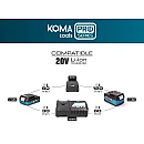 Τρόμπα Αυτοκινήτου Air Compressor 160PSI μπαταρίας 20V Ιόντων-Λιθίου KOMA TOOLS PRO 08782 EDM Spain Χωρίς Μπαταρία & Φορτιστή Τρόμπα Αυτοκινήτου Air Compressor 160PSI μπαταρίας 20V Ιόντων-Λιθίου KOMA TOOLS PRO 08782 EDM Spain Χωρίς Μπαταρία & Φορτιστή