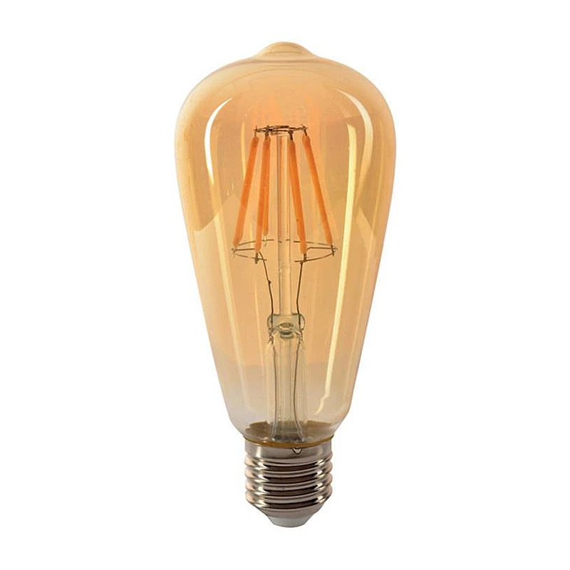 Λαμπτήρας LED E27 ST64 8Watt Θερμό λευκό 2700Κ Dimmable Filament ledisone 1513910 VITONE Λαμπτήρας LED E27 ST64 8Watt Θερμό λευκό 2700Κ Dimmable Filament ledisone 1513910 VITONE