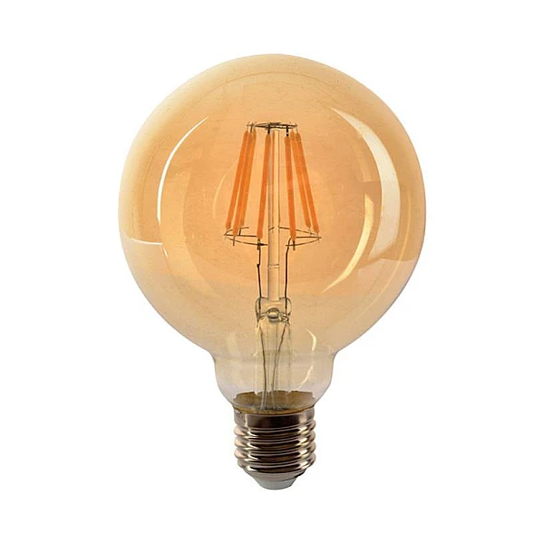 Λαμπτήρας LED E27 G95 8Watt Θερμό λευκό 2700Κ Dimmable ledisone 1513900 VITONE