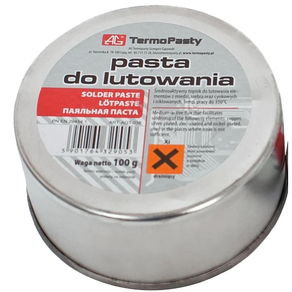 Πάστα κόλλησης μεταλλικό κουτί 100gr AGT-038  AG CHEMIA